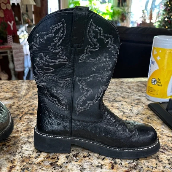 Roper Black Low Top Western Boot - Picture 5 of 7